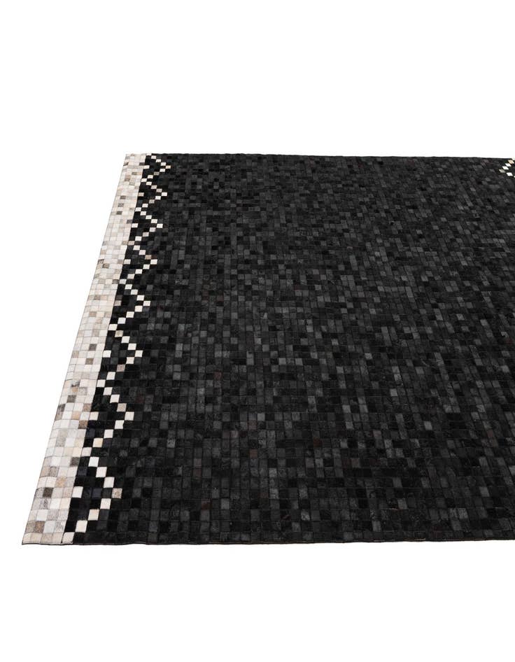 Detail image of  8' 1 x 9' 11 Cowhide - Patchwork Rug