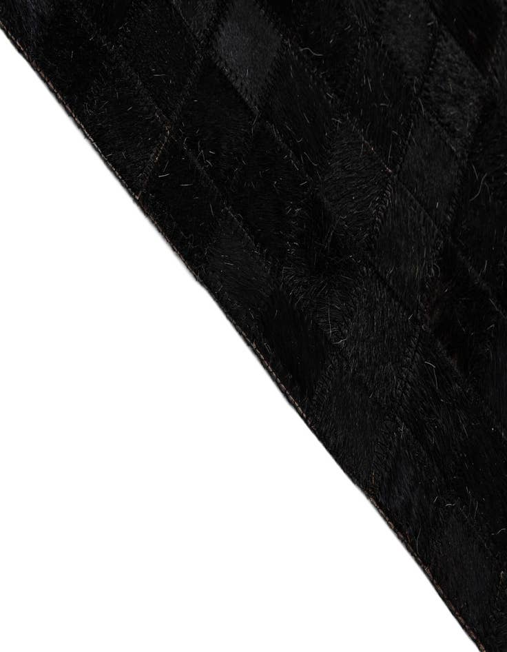 Detail image of  8' 1 x 9' 11 Cowhide - Patchwork Rug