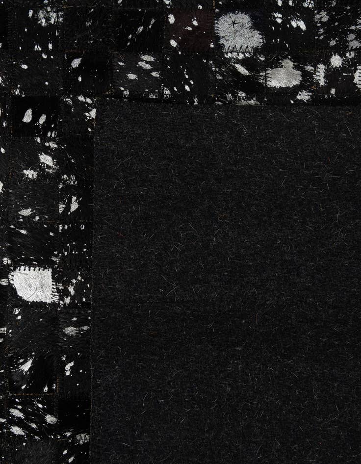 Detail image of  4' 11 x 7' 11 Cowhide - Patchwork Rug