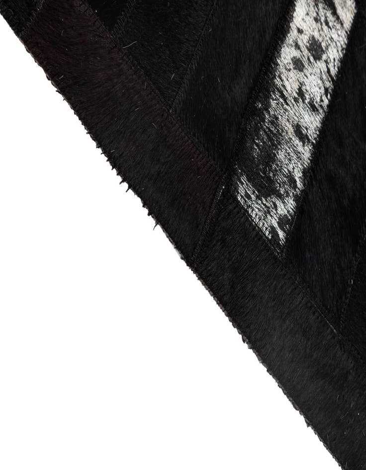 Detail image of  5' 3 x 8' 1 Cowhide - Patchwork Rug