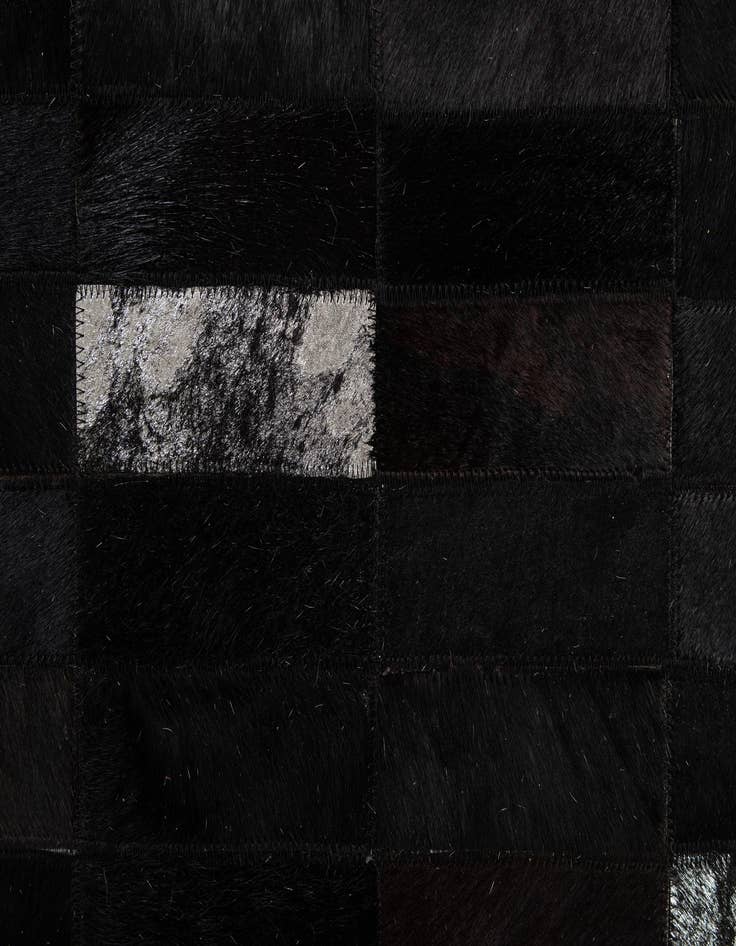 Detail image of  5' 3 x 8' 1 Cowhide - Patchwork Rug