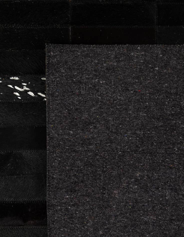 Detail image of  5' 3 x 8' 1 Cowhide - Patchwork Rug