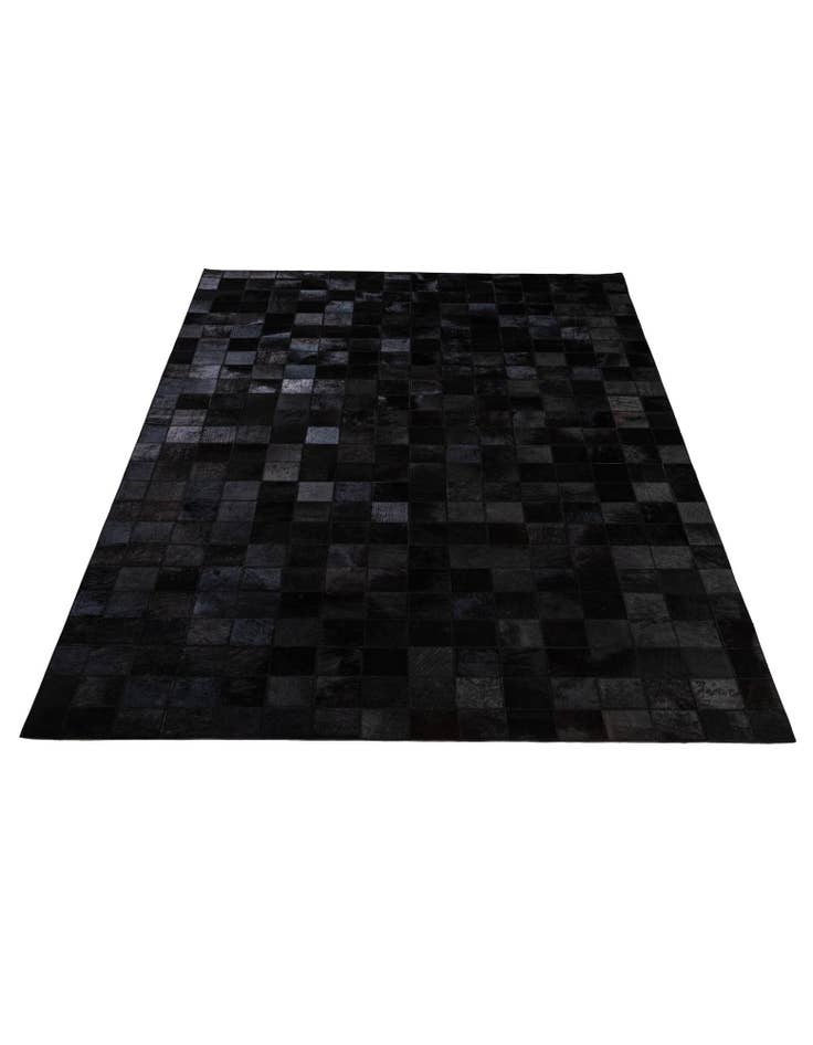 Detail image of  5' 3 x 8' 2 Cowhide - Patchwork Rug