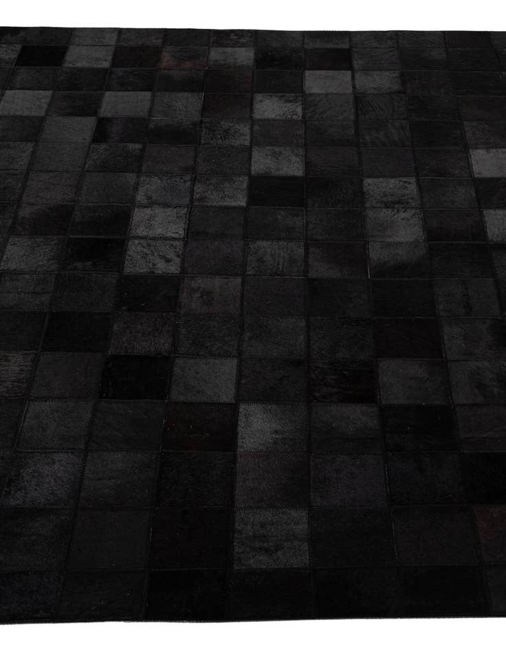 Detail image of  5' 3 x 8' 2 Cowhide - Patchwork Rug