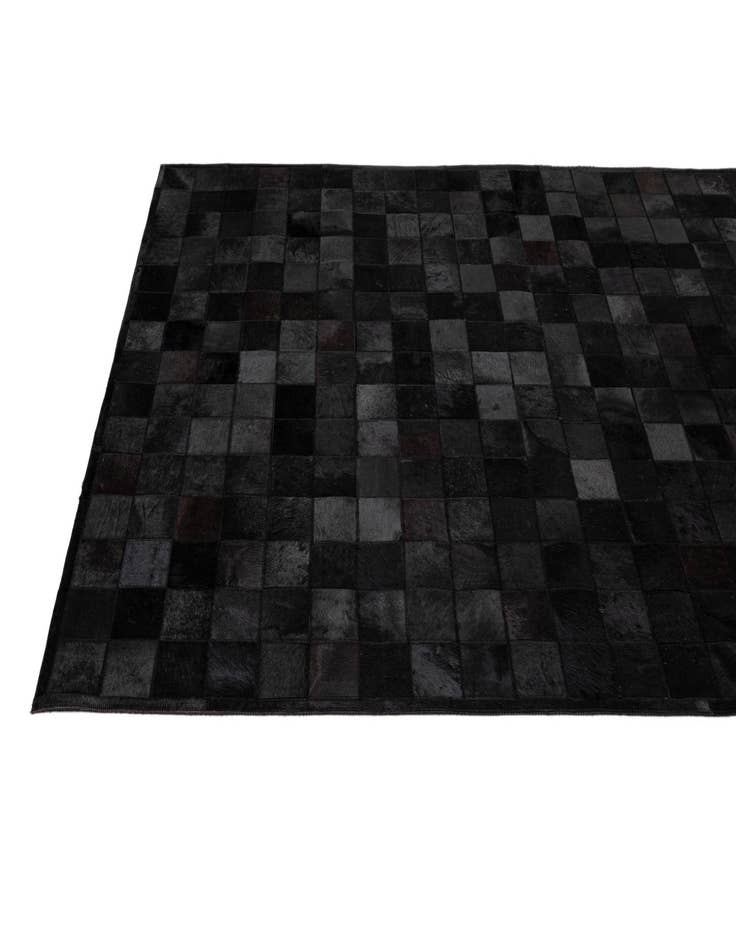 Detail image of  5' 2 x 8' 1 Cowhide - Patchwork Rug