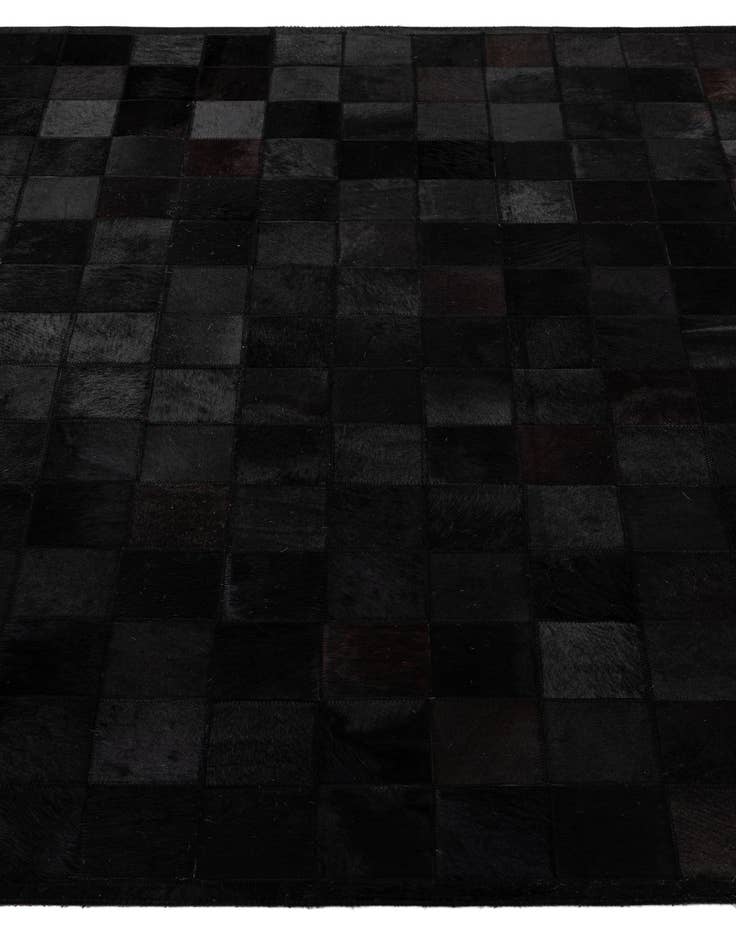 Detail image of  5' 2 x 8' 1 Cowhide - Patchwork Rug