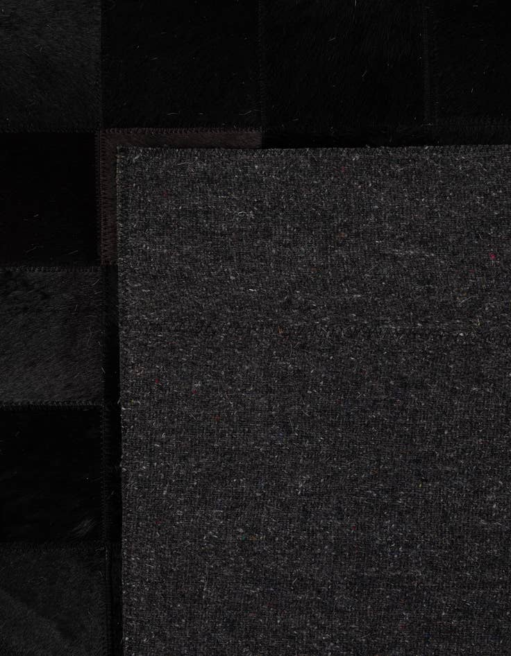 Detail image of  5' 2 x 8' 1 Cowhide - Patchwork Rug