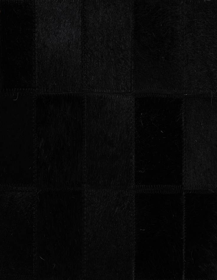 Detail image of  5' 3 x 8' 2 Cowhide - Patchwork Rug