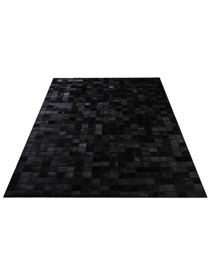 Detail image of  5' 3 x 8' 2 Cowhide - Patchwork Rug