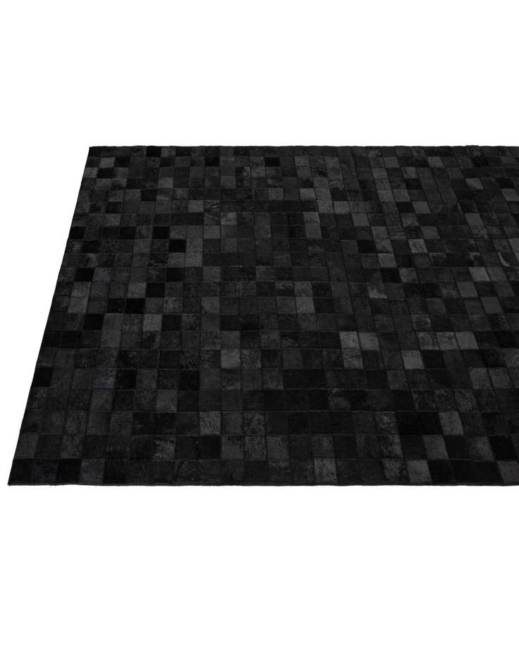 Detail image of  5' 3 x 8' 2 Cowhide - Patchwork Rug