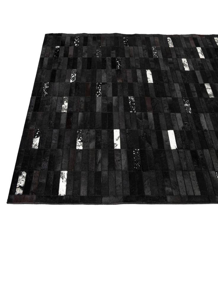 Detail image of  5' 3 x 8' 1 Cowhide - Patchwork Rug