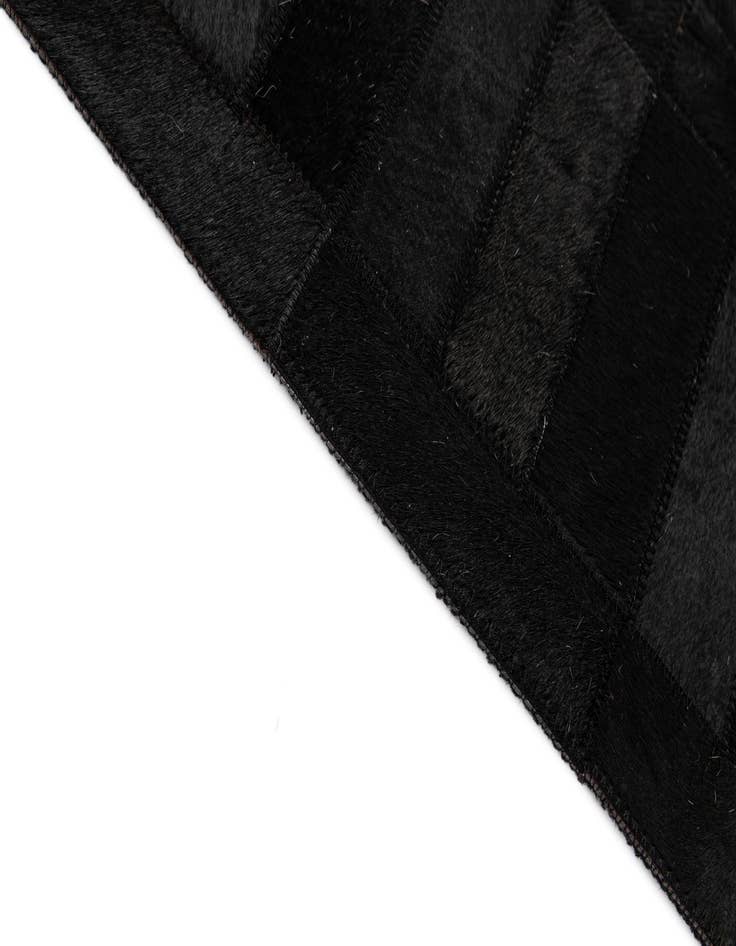 Detail image of  5' 3 x 8' 1 Cowhide - Patchwork Rug