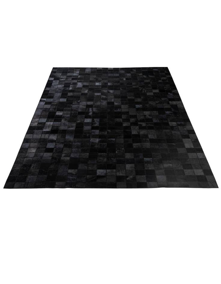 Detail image of  5' 3 x 8' 2 Cowhide - Patchwork Rug