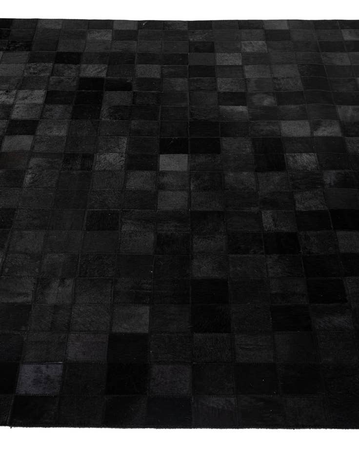 Detail image of  5' 3 x 8' 2 Cowhide - Patchwork Rug