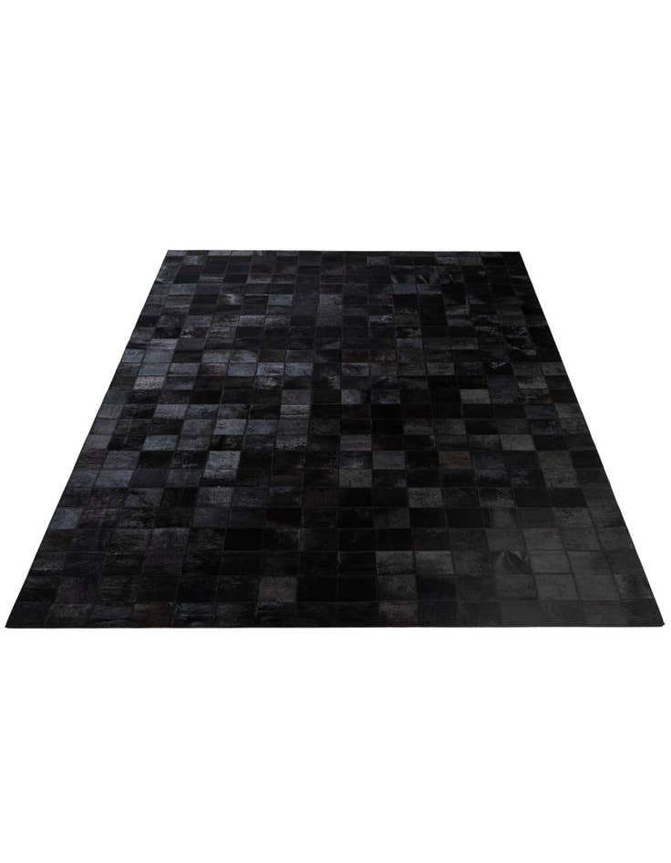 Detail image of  5' 3 x 8' 1 Cowhide - Patchwork Rug