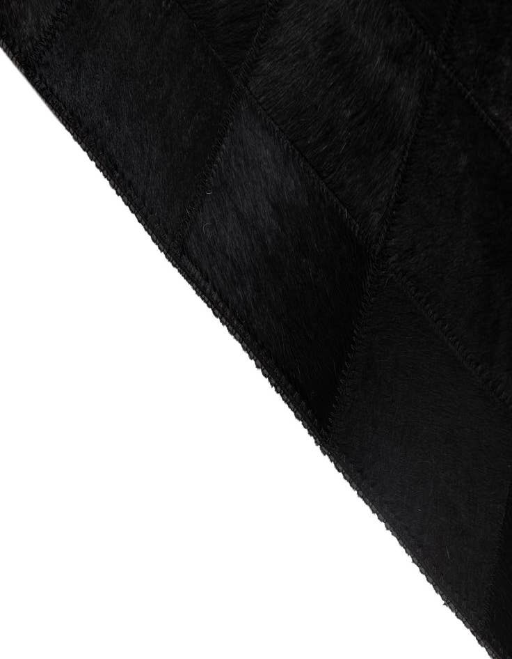 Detail image of  5' 3 x 8' 1 Cowhide - Patchwork Rug