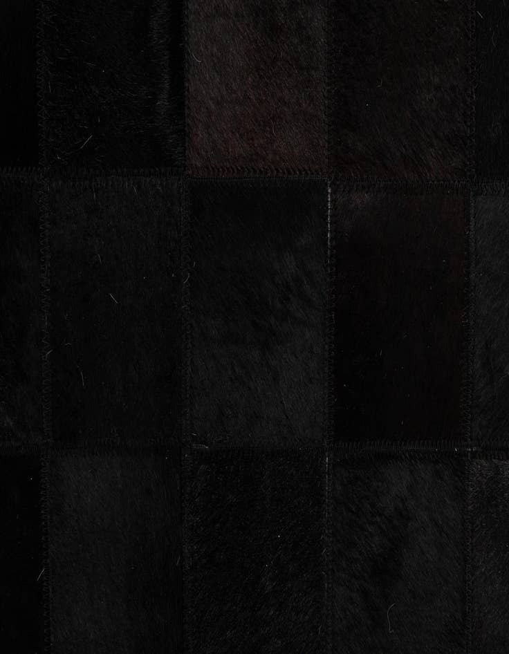 Detail image of  5' 3 x 8' 1 Cowhide - Patchwork Rug