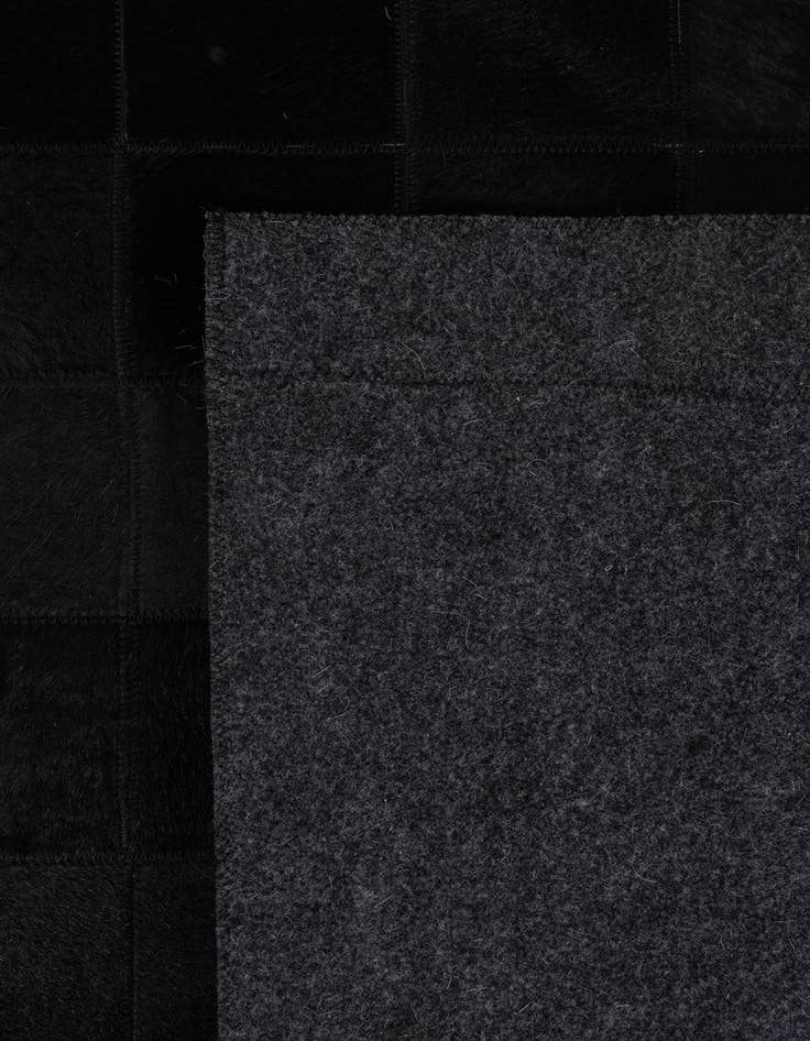 Detail image of  5' 3 x 8' 1 Cowhide - Patchwork Rug