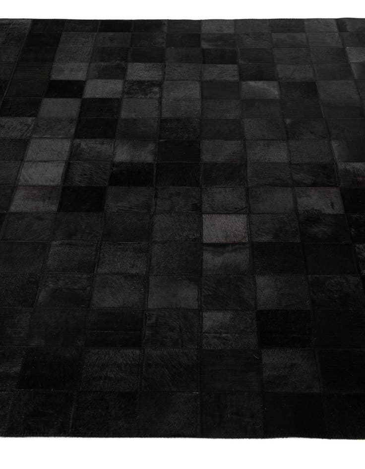 Detail image of  5' 3 x 8' 2 Cowhide - Patchwork Rug