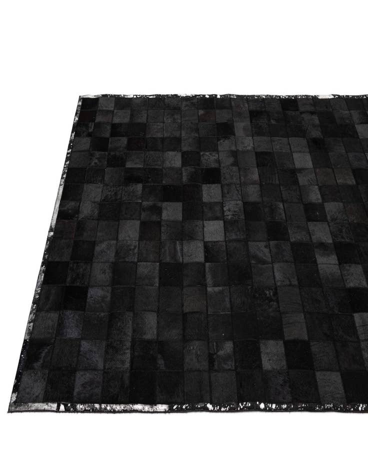 Detail image of  5' 2 x 8' 1 Cowhide - Patchwork Rug