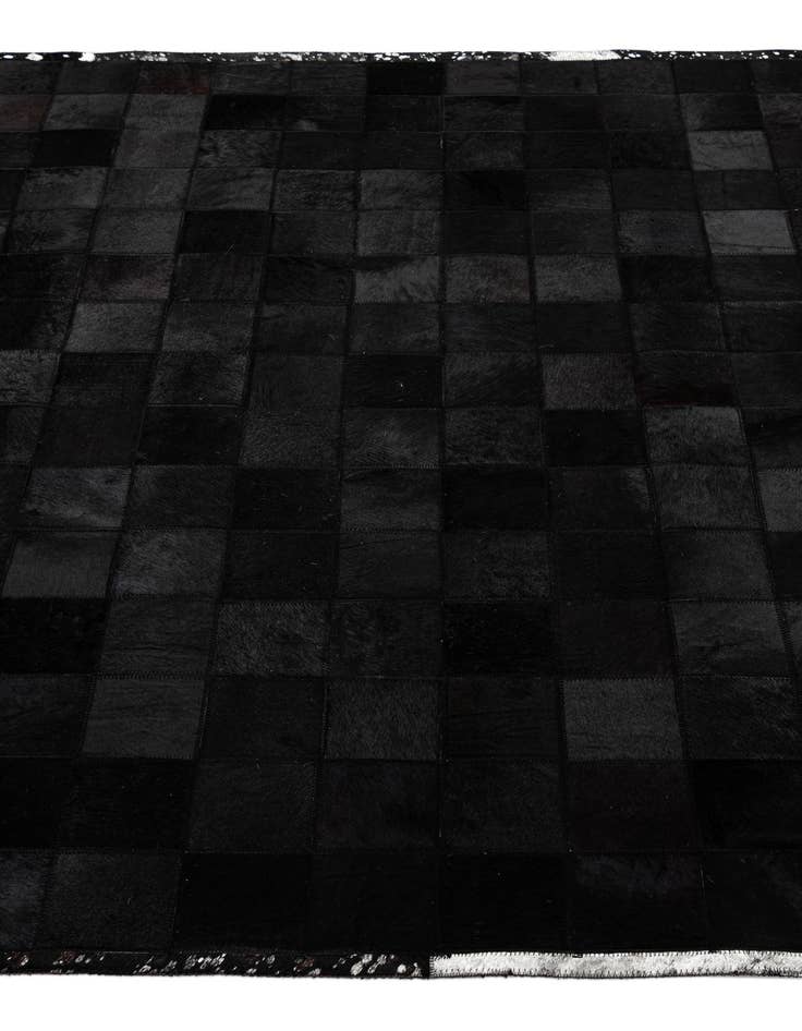 Detail image of  5' 2 x 8' 1 Cowhide - Patchwork Rug