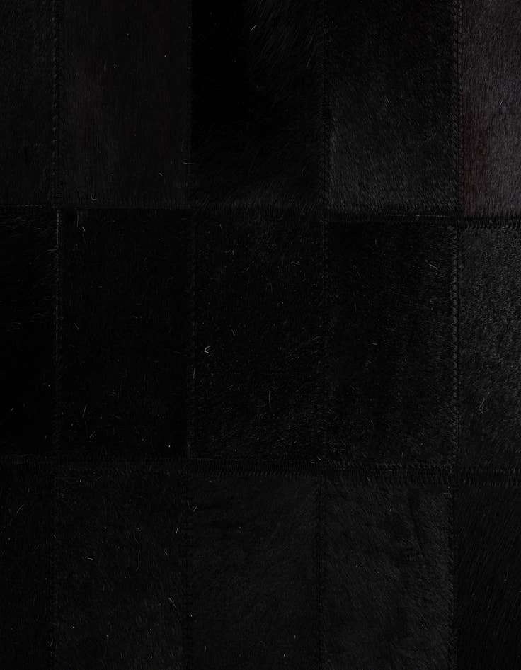 Detail image of  5' 2 x 8' 1 Cowhide - Patchwork Rug