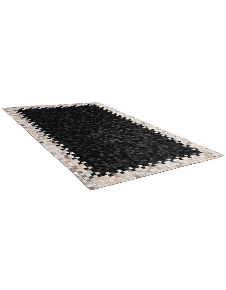 Detail image of  5' x 7' 11 Cowhide - Patchwork Rug