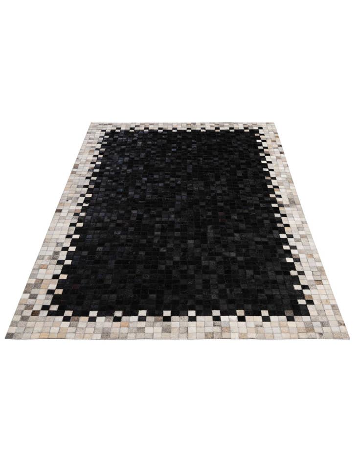 Detail image of  5' x 7' 11 Cowhide - Patchwork Rug