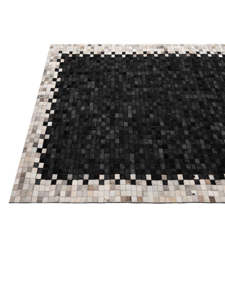 Detail image of  5' x 7' 11 Cowhide - Patchwork Rug