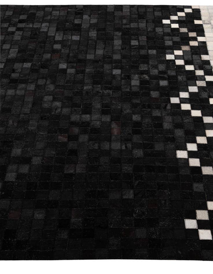 Detail image of  5' x 8' 1 Cowhide - Patchwork Rug