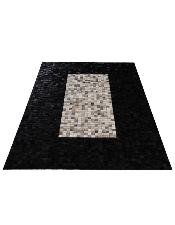 Detail image of  5' x 7' 11 Cowhide - Patchwork Rug