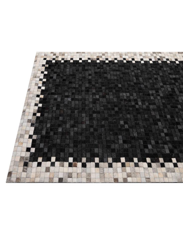 Detail image of  5' x 8' Cowhide - Patchwork Rug