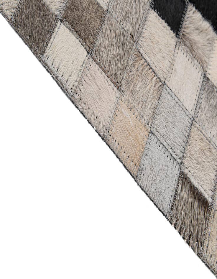 Detail image of  5' x 8' Cowhide - Patchwork Rug