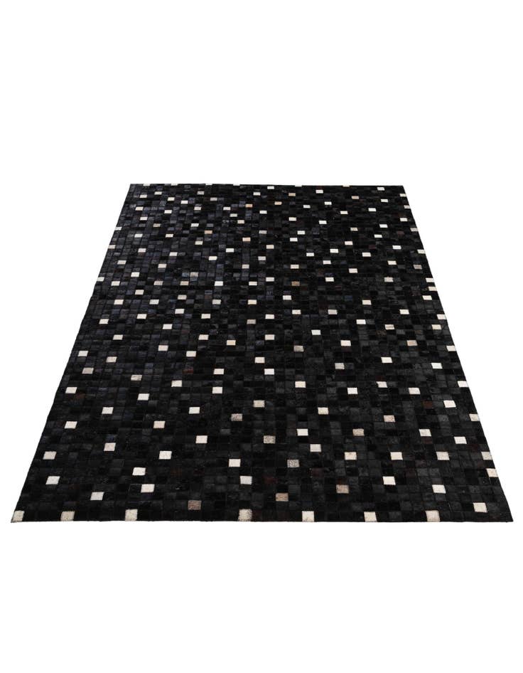 Detail image of  5' x 8' Cowhide - Patchwork Rug