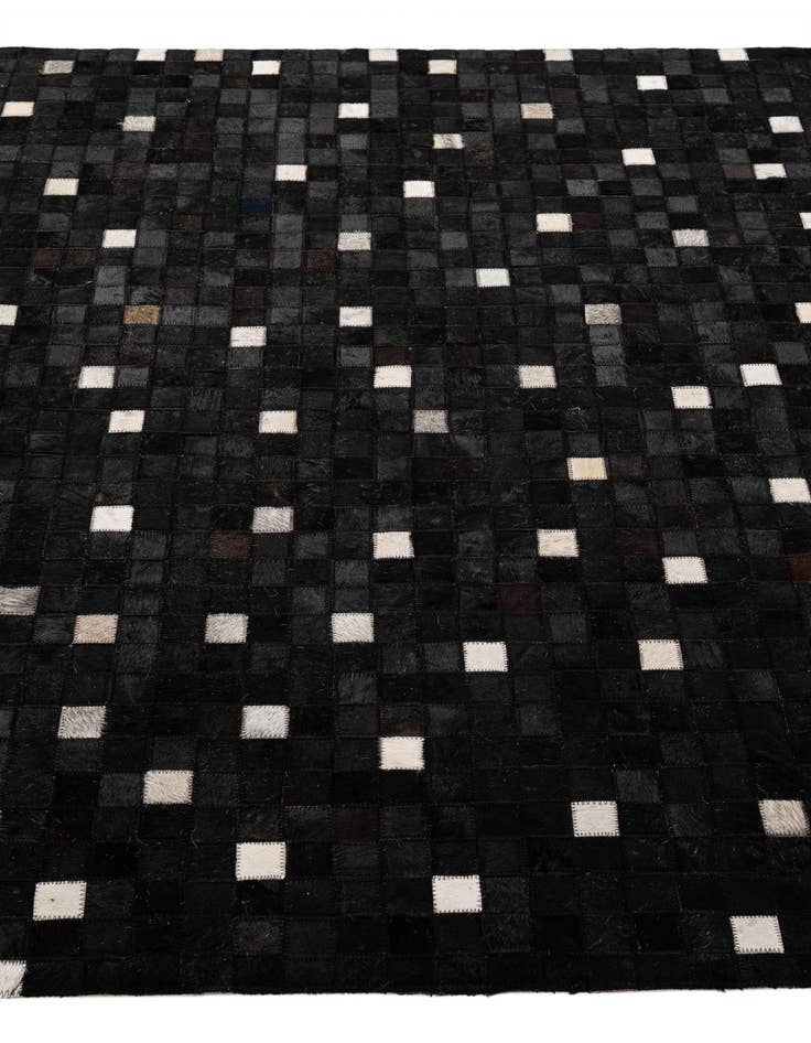 Detail image of  5' x 8' Cowhide - Patchwork Rug