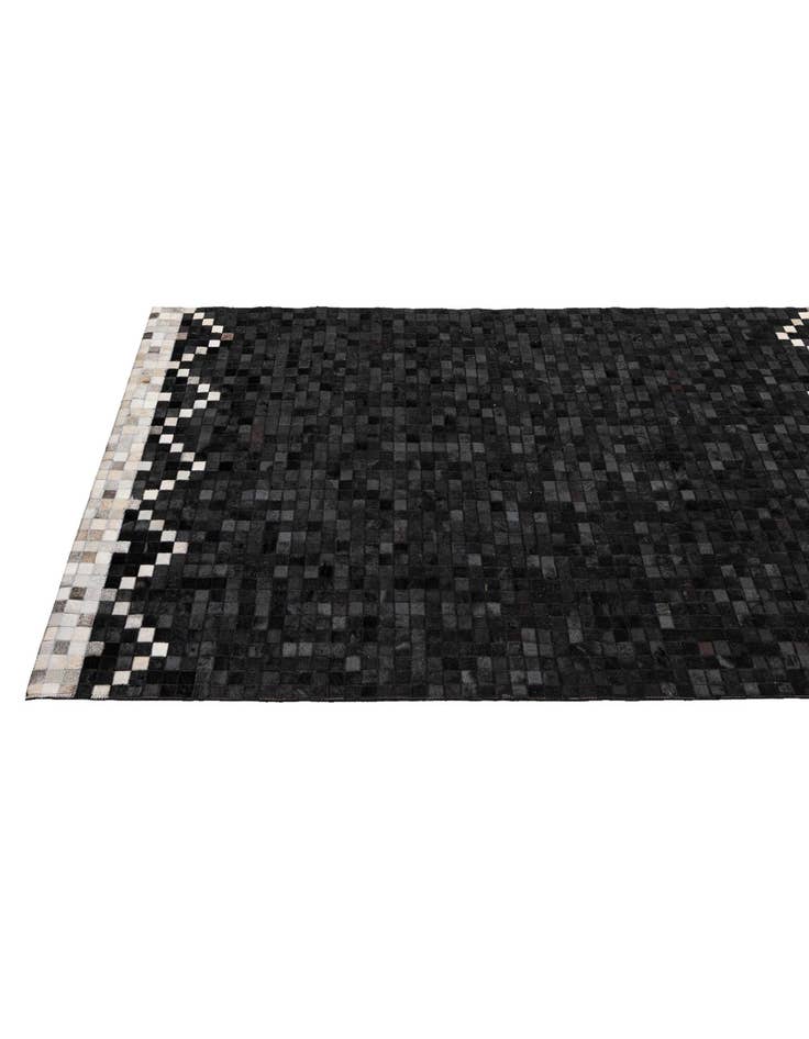 Detail image of  5' 1 x 8' 1 Cowhide - Patchwork Rug