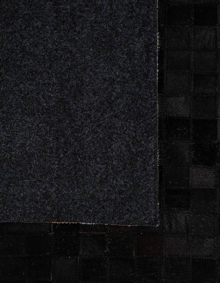 Detail image of  5' 2 x 8' Cowhide - Patchwork Rug