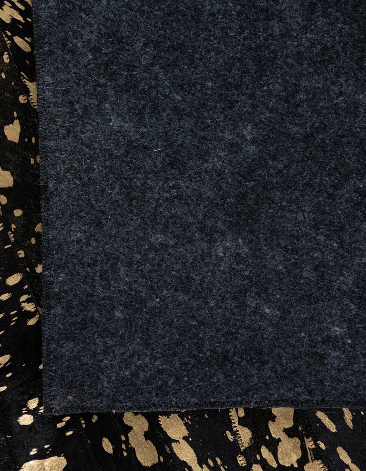 Detail image of  5' 2 x 7' 9 Cowhide Leather Rug