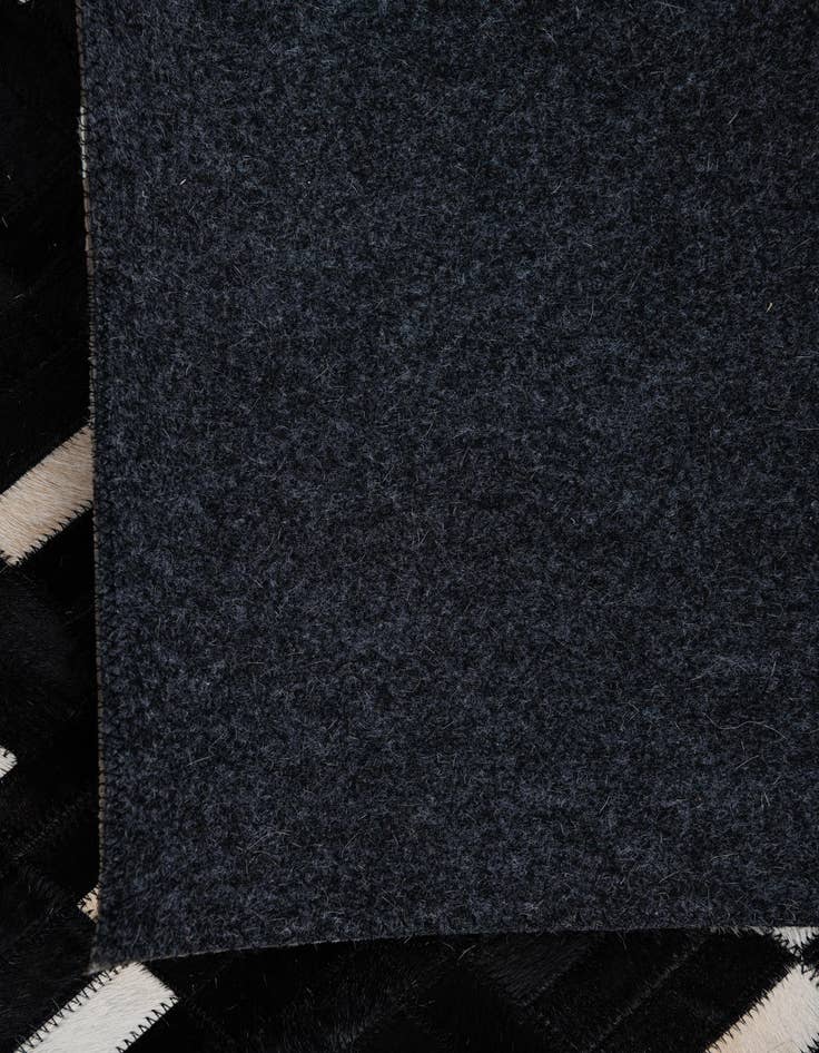 Detail image of  5' 1 x 8' 4 Cowhide Leather Rug