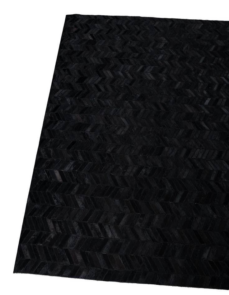 Detail image of  5' x 7' 10 Cowhide Leather Rug