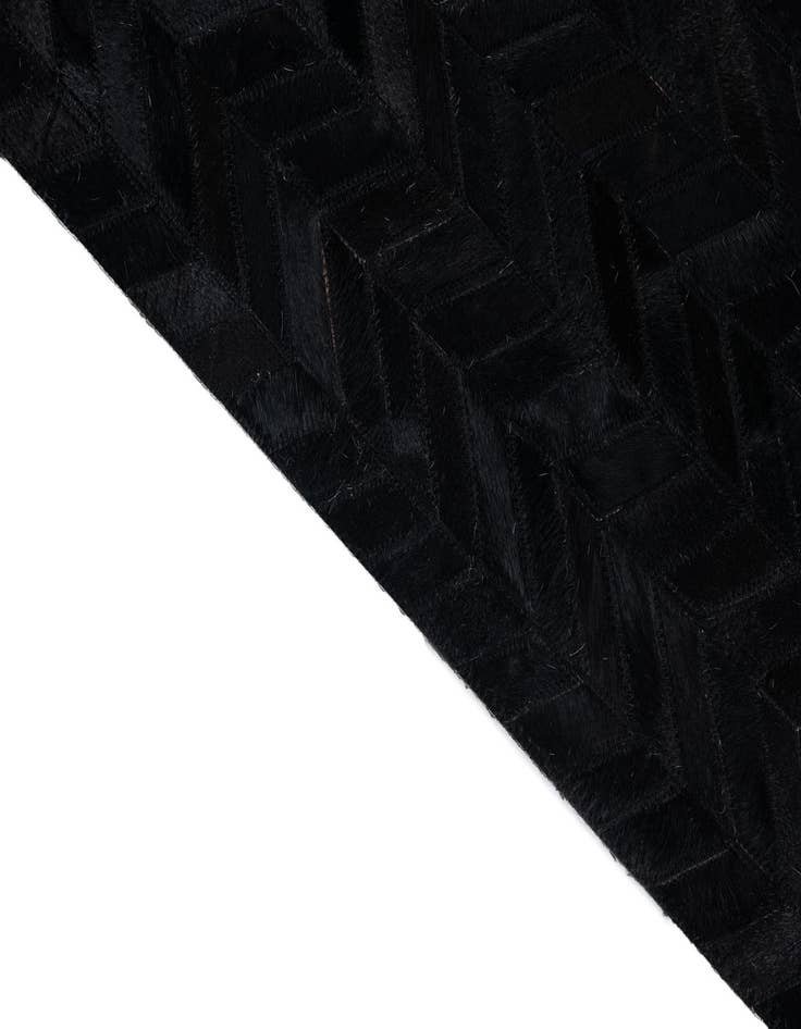 Detail image of  5' x 7' 10 Cowhide Leather Rug