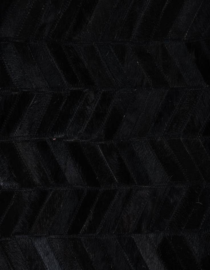 Detail image of  5' x 7' 10 Cowhide Leather Rug