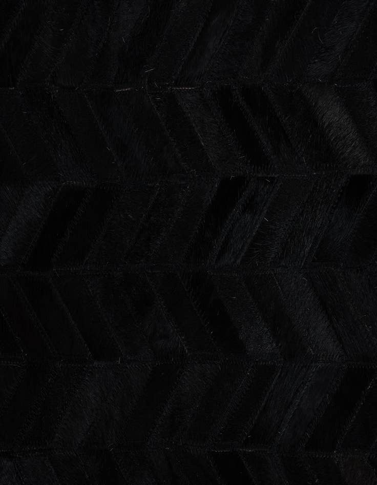 Detail image of  5' x 7' 10 Cowhide Leather Rug