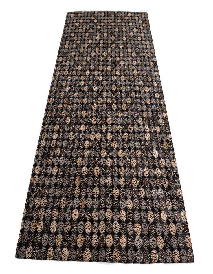 Detail image of  5' 1 x 8' Cowhide Leather Rug