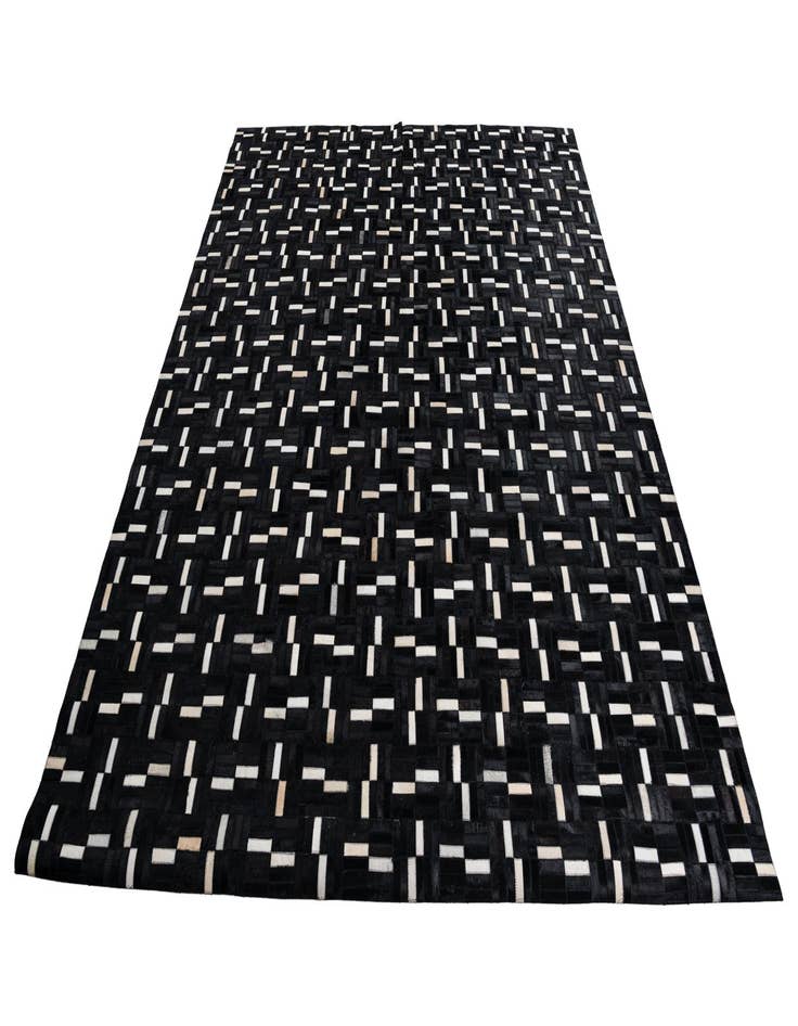 Detail image of  7' 9 x 9' 9 Cowhide Leather Rug