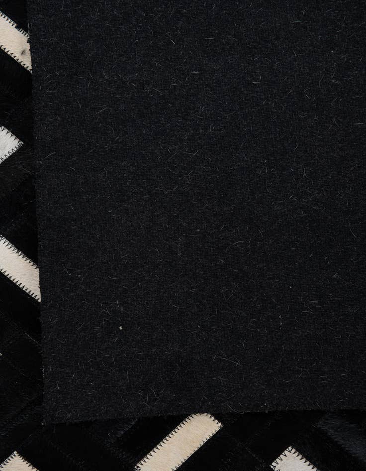 Detail image of  7' 9 x 9' 9 Cowhide Leather Rug