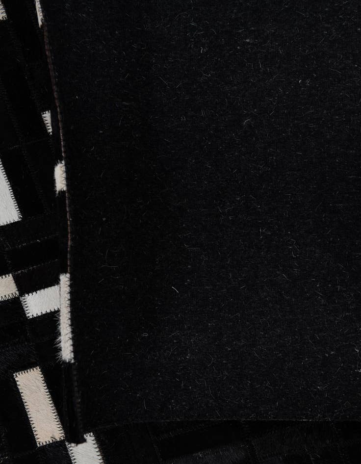 Detail image of  8' 1 x 10' Cowhide Leather Rug