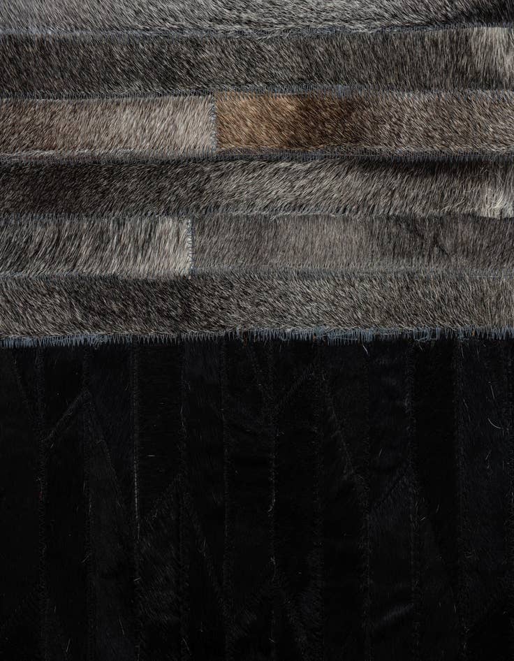 Detail image of  5' x 8' Cowhide Leather Rug