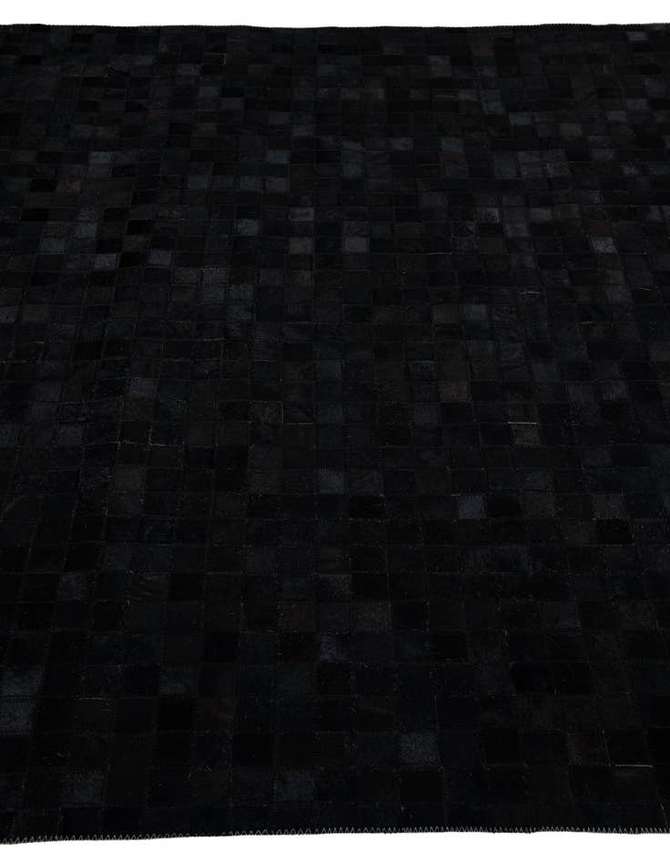 Detail image of  5' x 7' 10 Cowhide Leather Rug