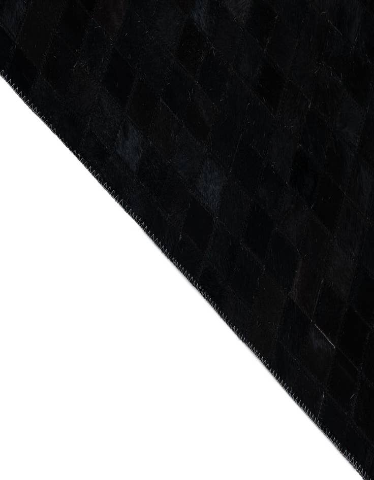 Detail image of  5' x 7' 10 Cowhide Leather Rug